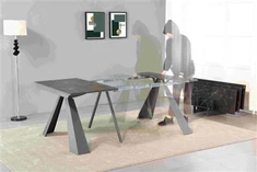 Tavolo da pranzo allungabile in marmo italiano